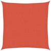 vidaXL Zonnezeil 160 g/m&sup2; vierkant 2,5x2,5 m HDPE terracottakleurig