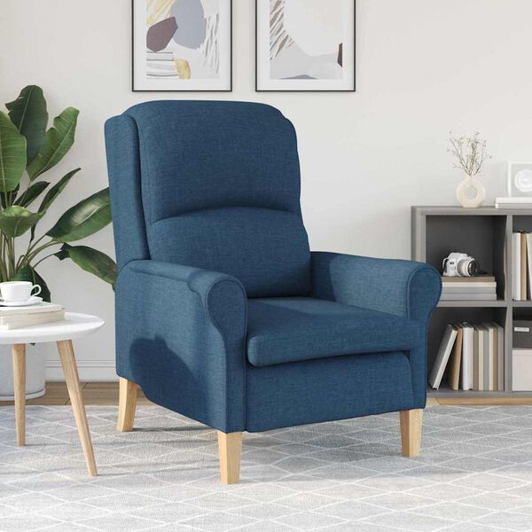 vidaXL Fauteuil Blauw 76 x 94 x 102 cm Stof