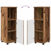 vidaXL Badkamermeubelset 3 pcs Oud Hout Bewerkt hout & Metaal