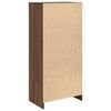 vidaXL Kast met lade 55,5x34x119,5 cm spaanplaat bruin eikenkleurig