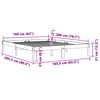 vidaXL Bedframe zonder matras massief grenenhout wasbruin 160x200 cm