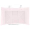 vidaXL Papieren zakken 50 st met hengsels 26x17x25 cm roze
