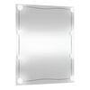 vidaXL Wandspiegel met LED's rechthoekig 50x60 cm glas