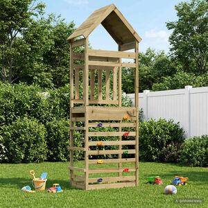 vidaXL Buiten Speeltoren Naturel 53 x 85 x 264 cm