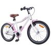 vidaXL Kinderfiets 18 Inch voor 5-7 jaar Lichtroze