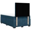 vidaXL Boxspring met matras fluweel blauw 120x200 cm