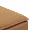vidaXL Modulaire bank voetenbank module beige 100x100x48 cm