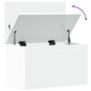 vidaXL Opbergbox 60x35x35 cm bewerkt hout wit