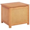 vidaXL Opbergbox Naturel 50 x 45 x 45 cm Engineered wood en eik