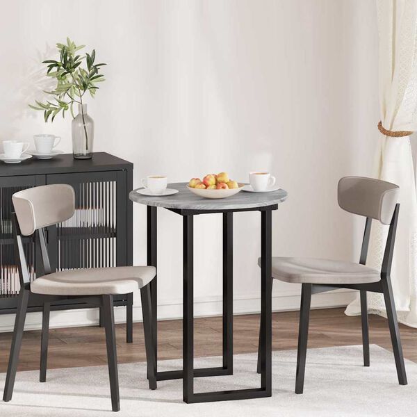 vidaXL Tafelblad Grijs sonoma 60 x 60 x 1,5 cm Bewerkt hout