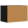 vidaXL TV-kast Zwart 60 x 35 x 40 cm Bewerkt hout