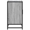 vidaXL Wastafelkast 65x33x60 cm bewerkt hout grijs sonoma eikenkleurig