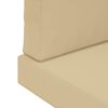 vidaXL Buiten bankkussen 3 pcs Beige Polyester