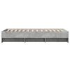 vidaXL Bedframe bewerkt hout betongrijs 75x190 cm