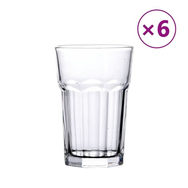 vidaXL Glazen 6 st 415 ml
