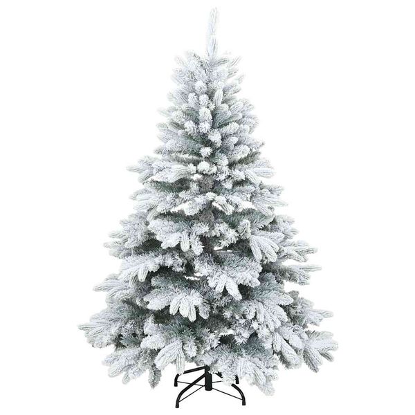 vidaXL Kunstkerstboom met 150 LED met standaard Wit 150 cm PE en PVC
