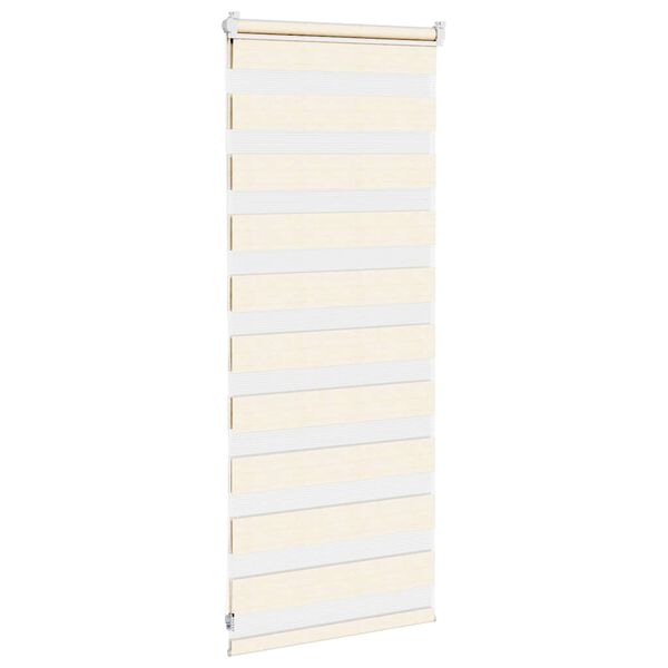 vidaXL Zebra rolgordijn 60x100 cm stofbreedte marmerbeige 55,9 cm