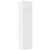 vidaXL Opbergkast smal 50x42,5x225 cm bewerkt hout wit