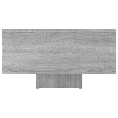 vidaXL Salontafel 85x55x31 cm bewerkt hout grijs sonoma eikenkleurig