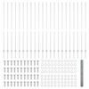 vidaXL Hek met Paal Zilver 1,6 x 50 m Staal