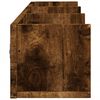 vidaXL Wandkasten 2 st 75x18x16,5 cm bewerkt hout gerookt eikenkleurig