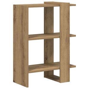 vidaXL Boekenkast Artisan Eiken 52 x 25 x 71,5 cm Bewerkt hout
