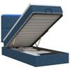 vidaXL Ottoman Bed met Matrassen en LED Blauw 100 x 200 cm Stof