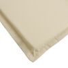 vidaXL Ligbedkussen 200x50x3 cm oxford stof beige