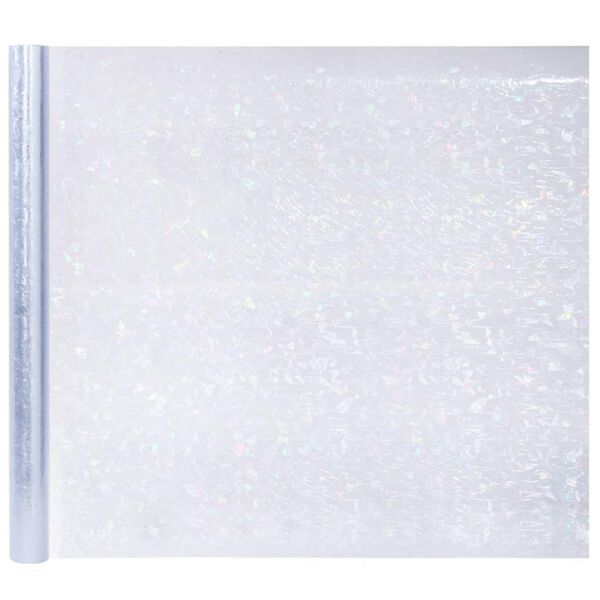 vidaXL Raamfolies 3 st mat 3D regenboogpatroon PVC