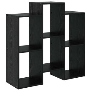 vidaXL Dressoir Zwart Eiken 90 x 30 x 90 cm