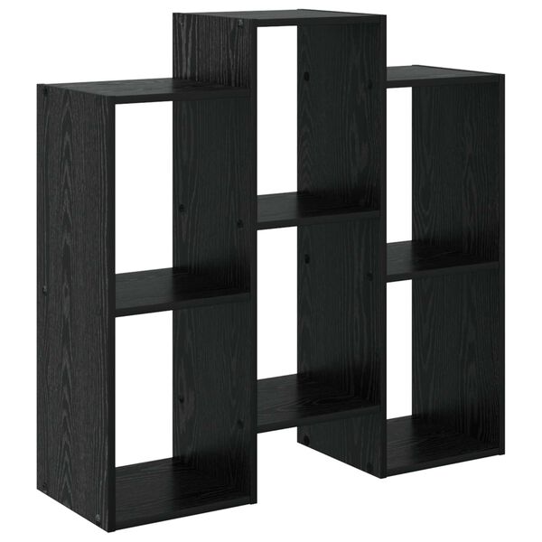 vidaXL Dressoir Zwart Eiken 90 x 30 x 90 cm