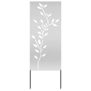 vidaXL Tuin Privacy Screen Zilver 50 x 140 cm Gegalvaniseerd staal
