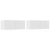 vidaXL Tv-meubels 2 st 80x30x30 cm bewerkt hout wit