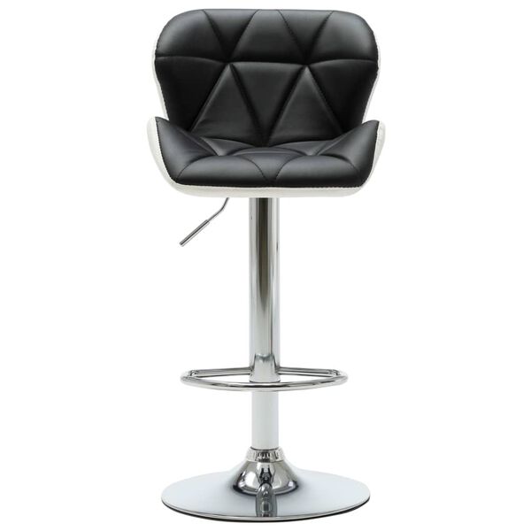 vidaXL Barkruk kunstleer zwart