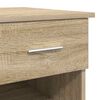 vidaXL Bureau met lade Sonoma Eiken 90 x 49 x 75 cm Bewerkt hout