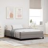 vidaXL Boxspringbed met matras Taupe 140 x 190 cm Stof