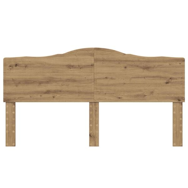 vidaXL Hoofdbord Artisan Eiken 200 cm Bewerkt hout