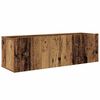 vidaXL Tv-meubelset Wandgemonteerd 5 pcs Oud Hout Bewerkt hout
