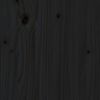 vidaXL Slaapbank massief grenenhout zwart 90x190 cm