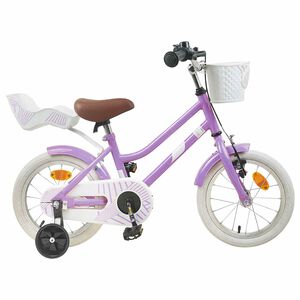 vidaXL Kinderfiets 16 Inch voor 4-6 jaar oud Paars