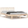 vidaXL Bedframe massief grenenhout 120x190 cm