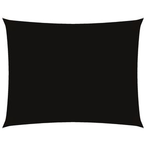 vidaXL Zonnescherm rechthoekig 4x5 m oxford stof zwart