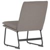 vidaXL Loungestoel 52x75x76 cm stof taupe