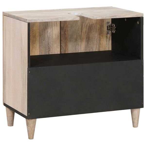 vidaXL Badkamerkast Wandgemonteerd met opslag Wit 62 x 33 x 58 cm