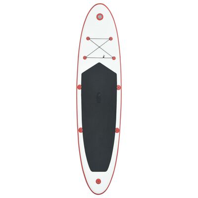 vidaXL Stand-up paddleboard opblaasbaar rood en wit