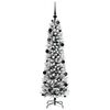 vidaXL Kunstkerstboom met 150 LED Wit 150 cm PVC en Metaal en Plastic