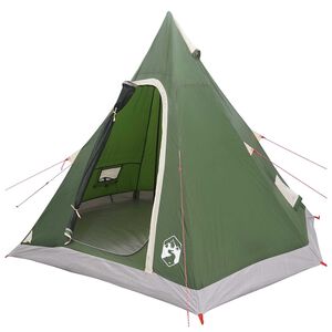 vidaXL 3-persoons Groen 185T Polyester met PU Coating