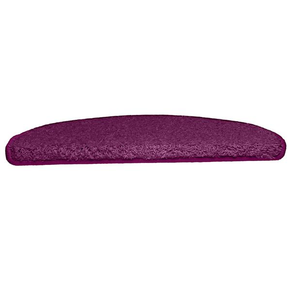 vidaXL Trapmatten 30 st 65x21x4 cm Violet Halfrond Groot
