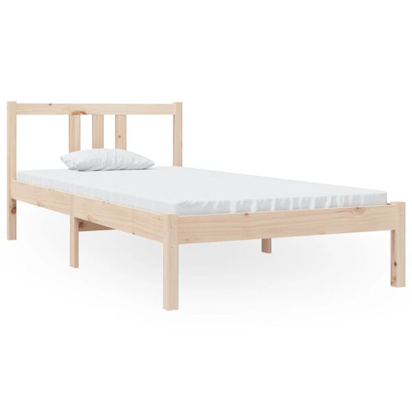 vidaXL Bedframe massief hout 90x190 cm