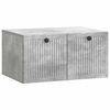 vidaXL Wandbeugel TV-kast Betongrijs 59,5 x 41 x 30 cm Bewerkt hout
